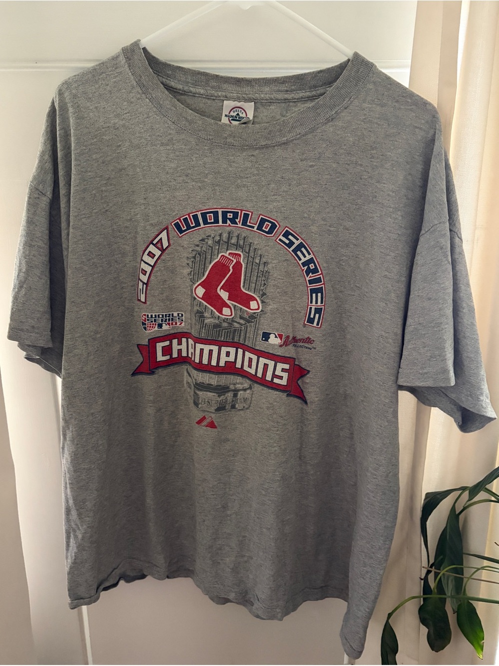 Delta Magnum Weight Gray Boston Red Sox MLB 2007 World Series XL